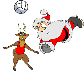 babbo natale volley